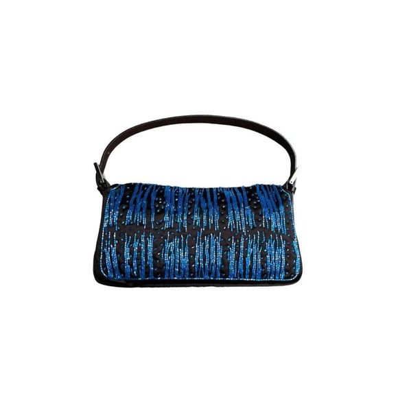 Fendi Satin Beaded Baguette - Picture 2 of 8